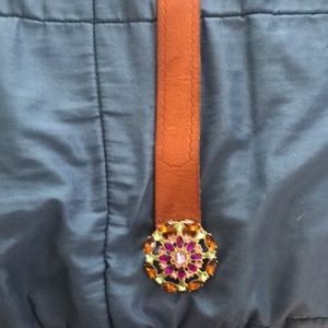Sunburst jeweled belt